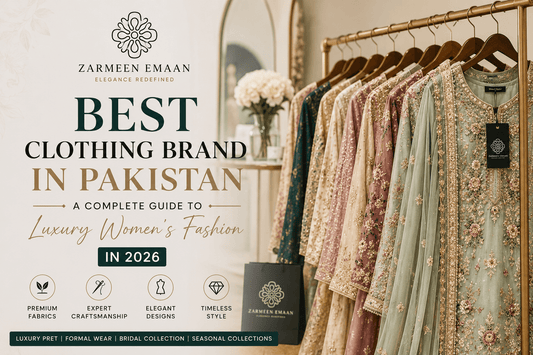 best clothing brand in Pakistan Zarmeen Emaan