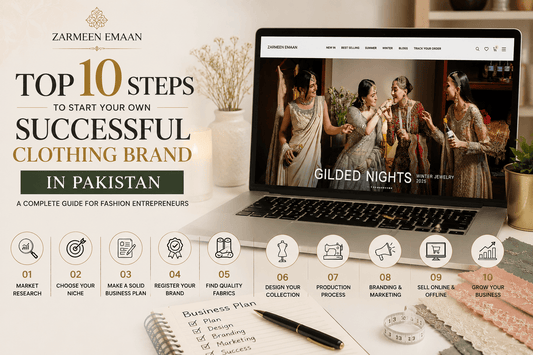 Top 10 Steps to Start Your Own Successful Clothing Brand in Pakistan