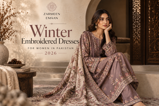 winter embroidered dresses for women