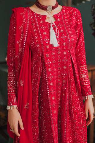 3PC Zarmeen & Emaan Viscose Code:ZE:668