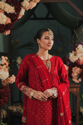 3PC Zarmeen & Emaan Viscose Code:ZE:457