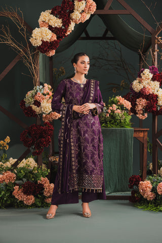 3PC Zarmeen & Emaan Viscose Code:ZE:644