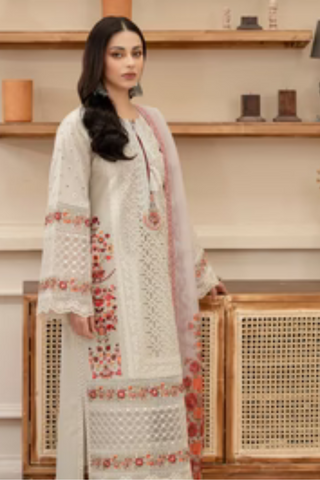 Premium 3pc EMB Viscose Zarmeen & Emaan Z.E-749