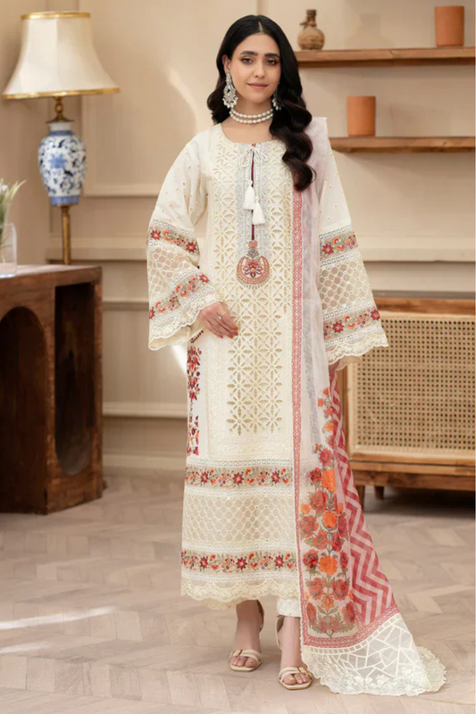 Premium 3pc EMB Viscose Zarmeen & Emaan Z.E-749