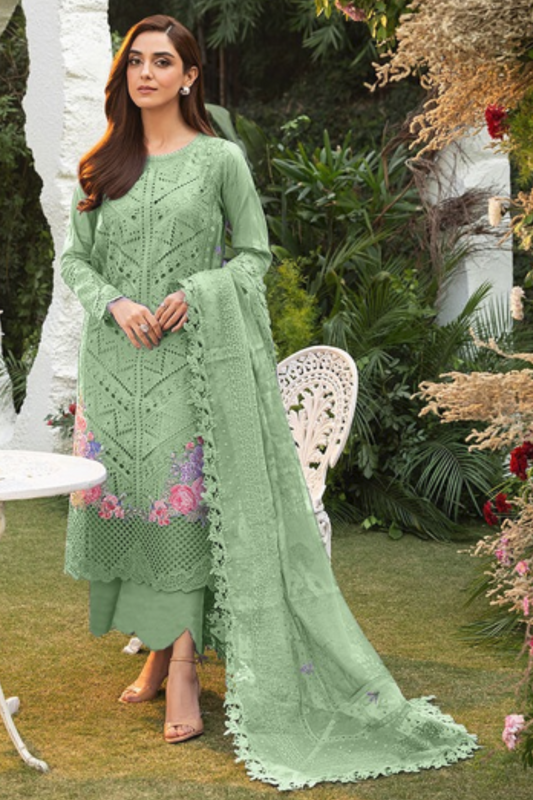 Premium 3pc EMB Viscose Zarmeen & Emaan Z.E 750