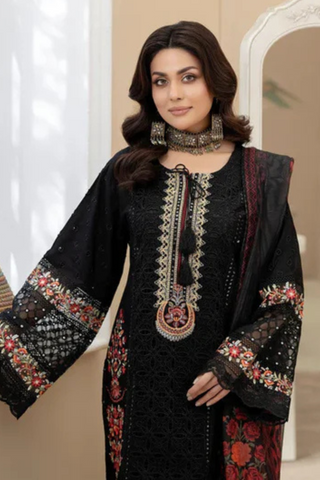 Premium 3pc EMB Viscose Zarmeen & Emaan Z.E-749