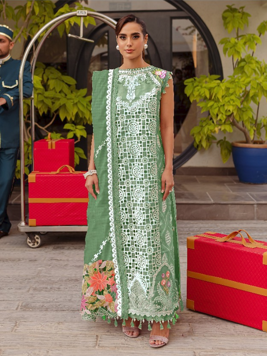 Premium 3pc EMB Viscose Zarmeen & Emaan Z.E-740