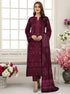 Emb 3pc Vintex Peach Munarq By Nisha Designer 2535