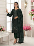 Emb 3pc Vintex Peach Munarq By Nisha Designer 2535