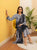 3pc EMB Nisha Designer V-2544