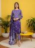 3pc EMB Nisha Designer V-2544