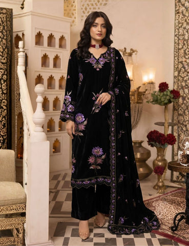 Zarmeen Emaan Premium Embroidered Velvet ZE-966 4