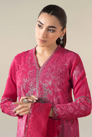 Premium 3pc EMB Viscose Zarmeen & Emaan Z.E-746