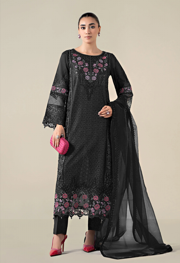 Premium 3pc EMB Viscose Zarmeen & Emaan Z.E-747