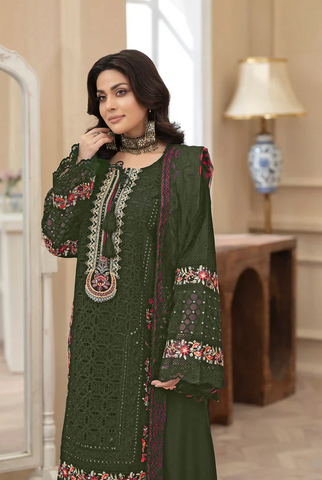 Premium 3pc EMB Viscose Zarmeen & Emaan Z.E-749