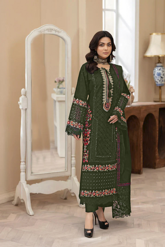 Premium 3pc EMB Viscose Zarmeen & Emaan Z.E-749