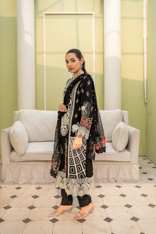 Premium 3pc EMB Viscose Zarmeen & Emaan Z.E-751