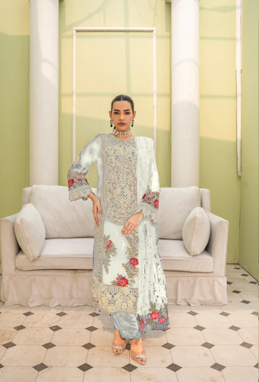 Premium 3pc EMB Viscose Zarmeen & Emaan Z.E-751