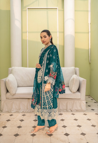 Premium 3pc EMB Viscose Zarmeen & Emaan Z.E-751