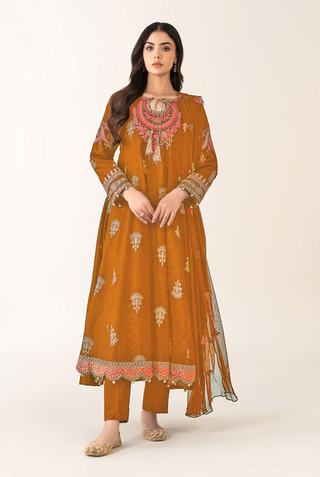 Premium 3pc EMB Viscose Zarmeen & Emaan Z.E-753