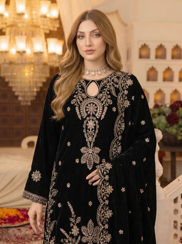 Zarmeen Emaan Premium Embroidered Velvet ZE-973-5