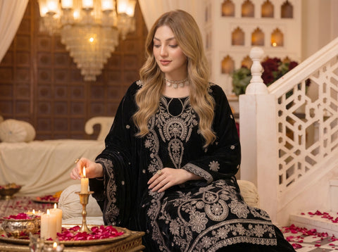 Zarmeen Emaan Premium Embroidered Velvet ZE-973-5