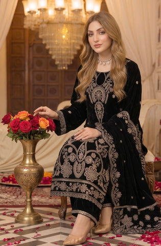 Zarmeen Emaan Premium Embroidered Velvet ZE-973-5