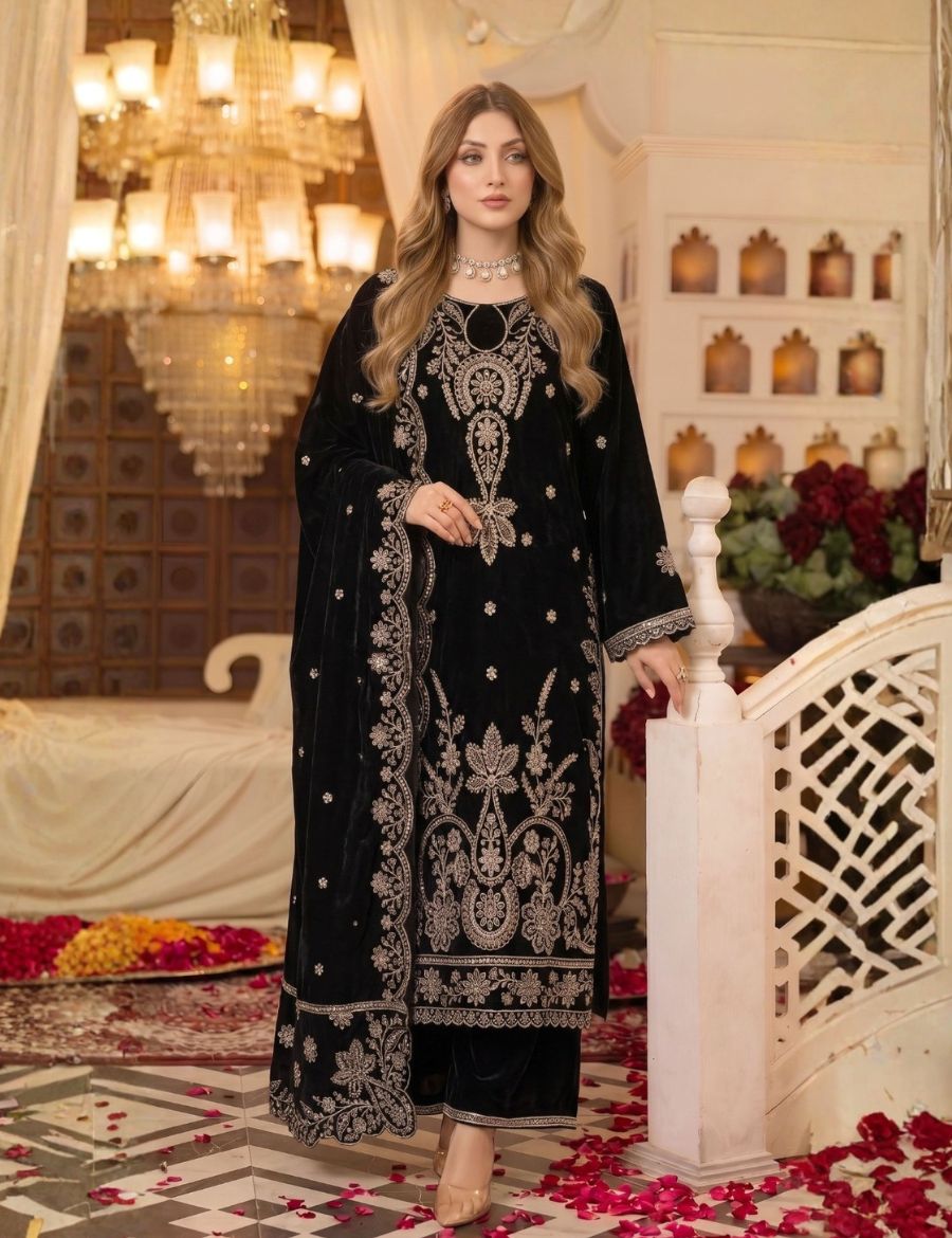 Zarmeen Emaan Premium Embroidered Velvet ZE-973-5