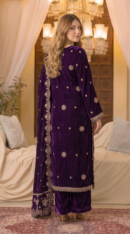 Zarmeen Emaan Premium Embroidered Velvet ZE-973-6