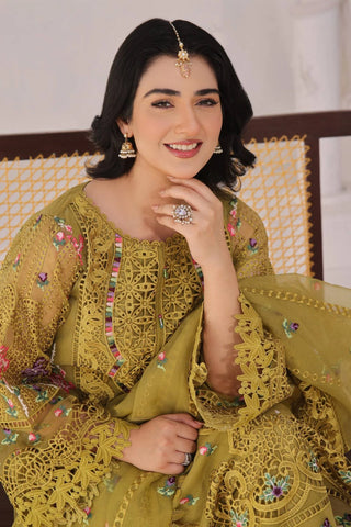 Premium 3pc EMB Viscose Zarmeen & Emaan Z.E-745