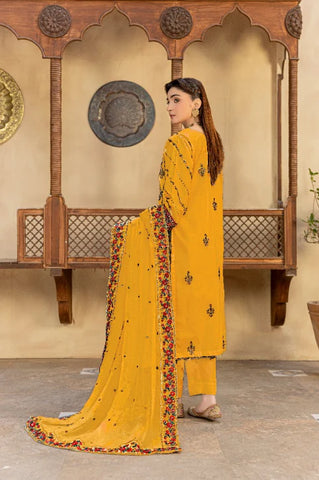 Premium 3pc EMB Viscose Zarmeen & Emaan Z.E-707