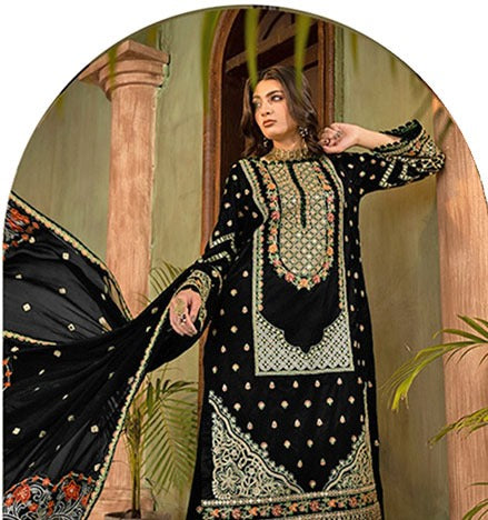 Premium 3pc EMB Viscose Zarmeen & Emaan Z.E-716