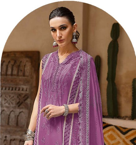 Premium 3pc EMB Viscose Zarmeen & Emaan Z.E-735