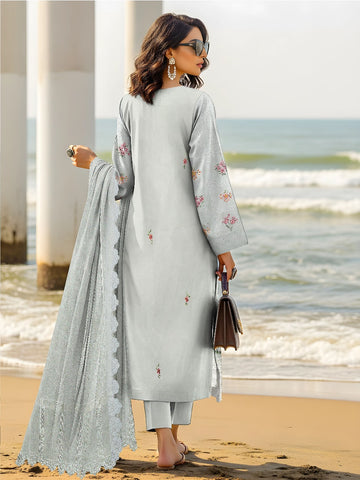 Premium 3pc EMB Viscose Zarmeen & Emaan Z.E-737