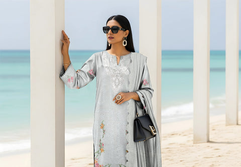 Premium 3pc EMB Viscose Zarmeen & Emaan Z.E-737