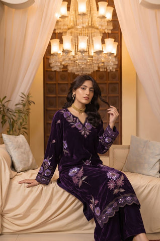 Zarmeen Emaan Premium Embroidered Velvet ZE-966 6