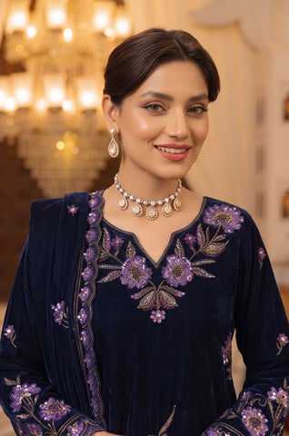 Zarmeen Emaan Premium Embroidered Velvet ZE-966 5