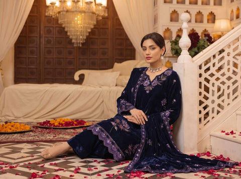 Zarmeen Emaan Premium Embroidered Velvet ZE-966 5