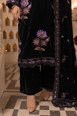 Zarmeen Emaan Premium Embroidered Velvet ZE-966 4