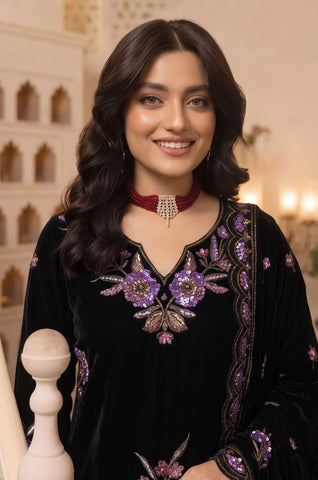 Zarmeen Emaan Premium Embroidered Velvet ZE-966 4