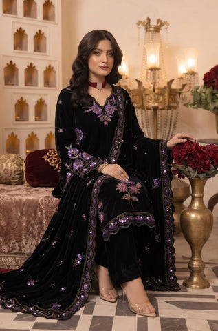 Zarmeen Emaan Premium Embroidered Velvet ZE-966 4