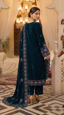 Zarmeen Emaan Premium Embroidered Velvet ZE-966 3