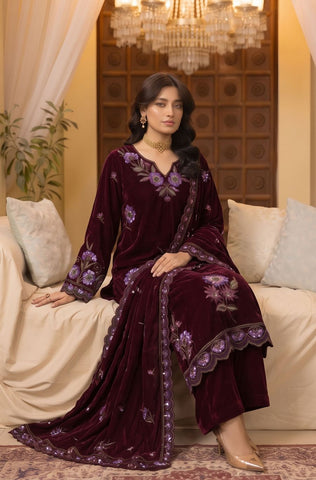 Zarmeen Emaan Premium Embroidered Velvet ZE-966 2