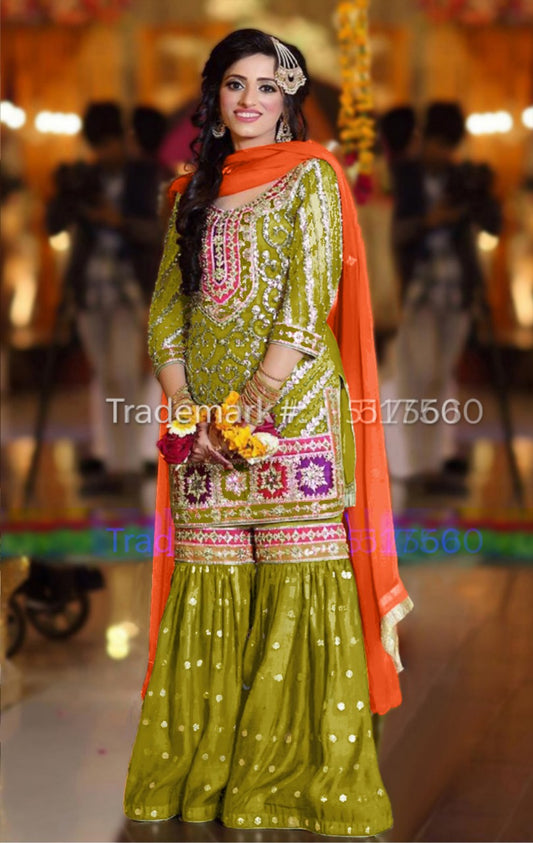 Premium 3pc EMB Viscose Zarmeen & Emaan